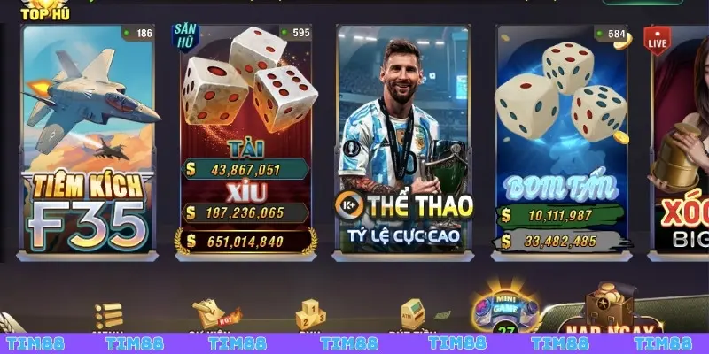 TIM88 phát hành game mới thường xuyên